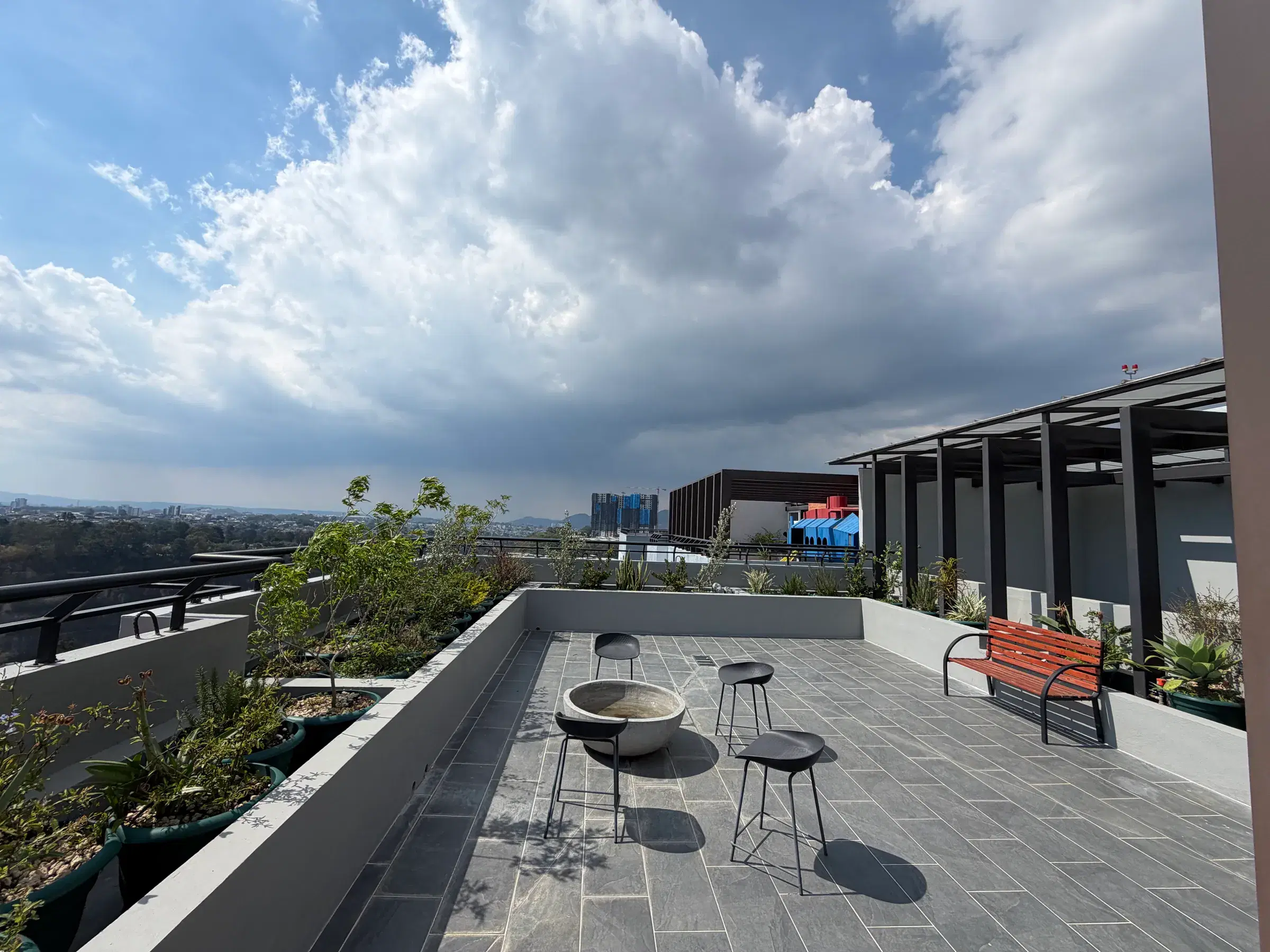Terraza — Apartamento Unnido, piso 10
